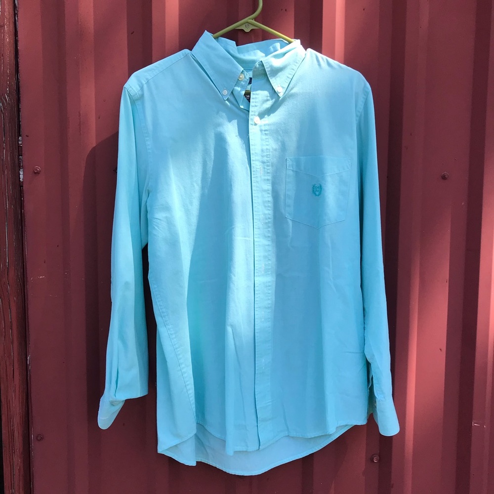 Long Sleeve Chaps Easy Care Button-Down